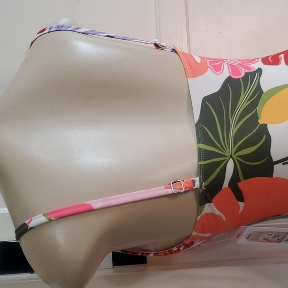 NWT Social Standard by Sanctuary One Piece Tropical Print Swim Suit Size S - Picture 7 of 10